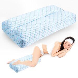 Bafode 3.5"Knee Pillow for Side Sleepers,Cooling Leg Pillow for Side Sle…‎